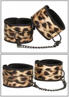 Vista previa: Leopard Wild Passion - Set de bondage con estampado de leopardo y flogger