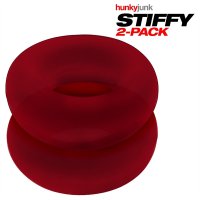 Vista previa: STIFFY Paquete de 2 anillos de pene de toro - Cherry Ice