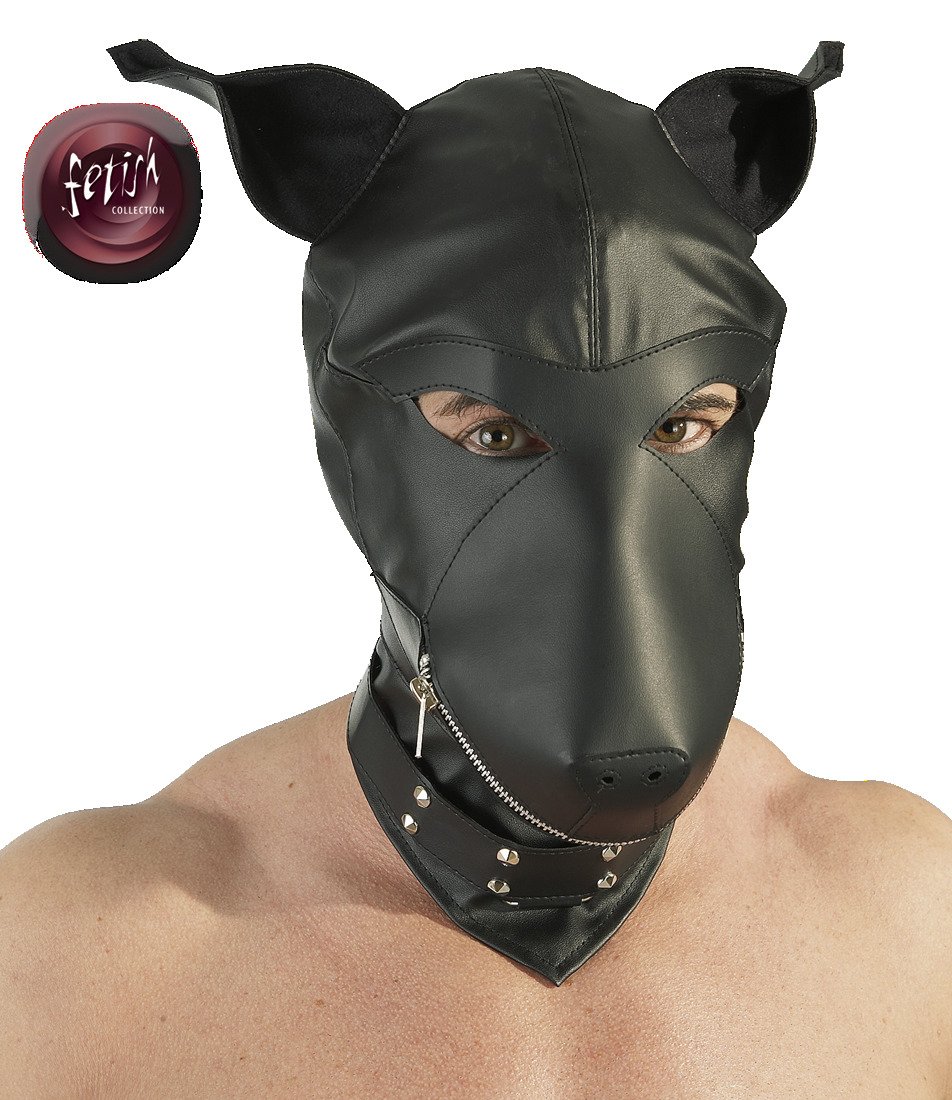 Máscara de cabeza de perro: dominación y sumisión
