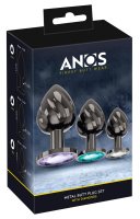 Vista previa: Lujoso juego de plugs anales metálicos: entrenamiento anal con estilo