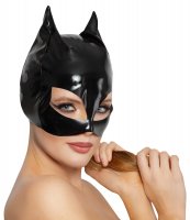 Vista previa: Kopfmaske aus Lack Cat-Look